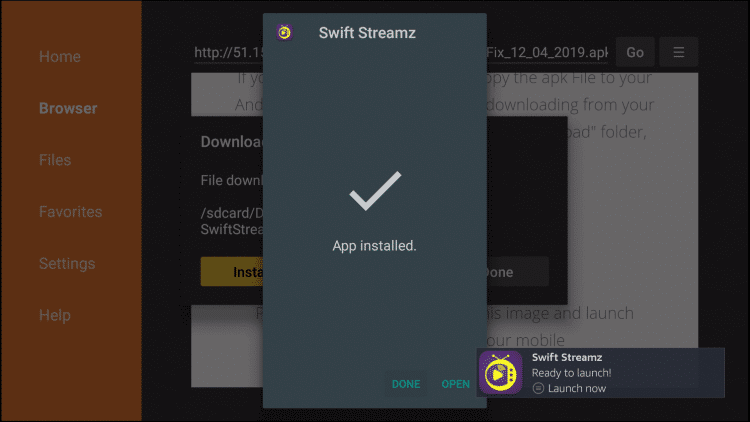 Swift-Streamz-on-Firestick